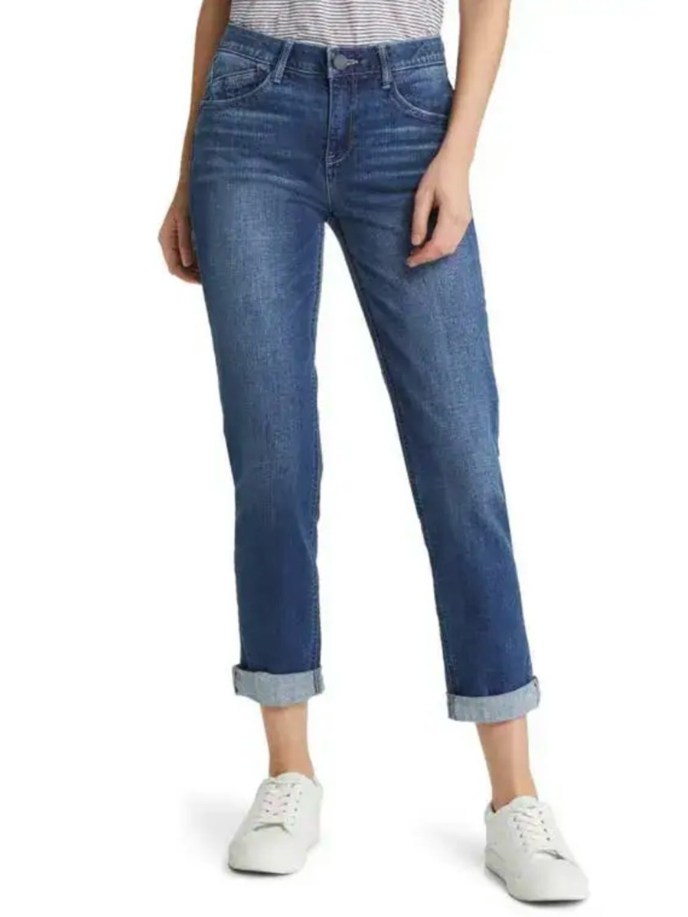 Wit & Wisdom Ab’solution Girlfriend Cotton Jeans